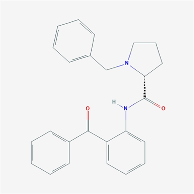 (R)-N-(2-Benzoylphenyl)-1-benzylpyrrolidine-2-carboxamide