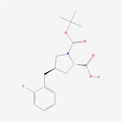 (2S,4R)-1-(tert-Butoxycarbonyl)-4-(2-fluorobenzyl)pyrrolidine-2-carboxylic acid