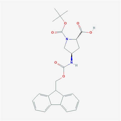 (2S,4R)-4-((((9H-Fluoren-9-yl)methoxy)carbonyl)amino)-1-(tert-butoxycarbonyl)pyrrolidine-2-carboxylic acid