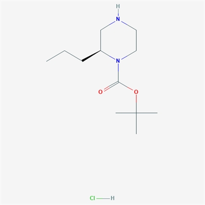 (S)-tert-Butyl 2-propylpiperazine-1-carboxylate hydrochloride