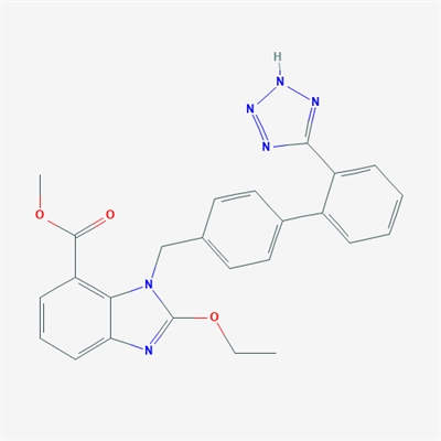 Methyl 1-((2'-(2H-tetrazol-5-yl)-[1,1'-biphenyl]-4-yl)methyl)-2-ethoxy-1H-benzo[d]imidazole-7-carboxylate