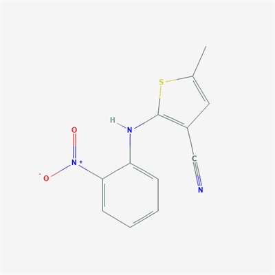 5-Methyl-2-((2-nitrophenyl)amino)thiophene-3-carbonitrile