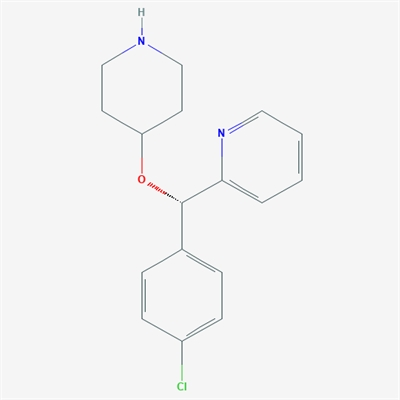 (S)-2-((4-Chlorophenyl)(piperidin-4-yloxy)methyl)pyridine