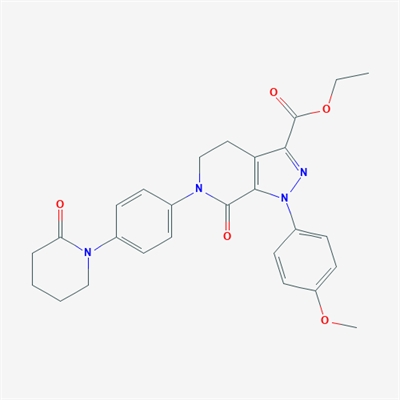 Ethyl 1-(4-methoxyphenyl)-7-oxo-6-(4-(2-oxopiperidin-1-yl)phenyl)-4,5,6,7-tetrahydro-1H-pyrazolo[3,4-c]pyridine-3-carboxylate