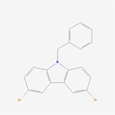 9-Benzyl-3,6-dibromocarbazole