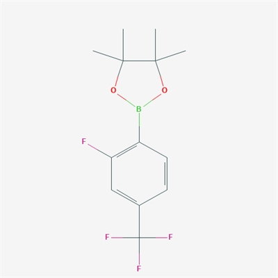 2-(2-Fluoro-4-(trifluoromethyl)phenyl)-4,4,5,5-tetramethyl-1,3,2-dioxaborolane