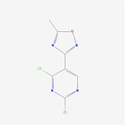 "2,4-Dichloro-5-(5-methyl-[1,2,4]oxadiazol-3-yl)-pyrimidine"