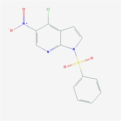 4-Chloro-5-nitro-1-(phenylsulfonyl)-1H-pyrrolo[2,3-b]pyridine