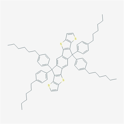 6,6,12,12-tetrakis(4-hexylphenyl)-s-indacenodithieno[3,2-b]thiophene