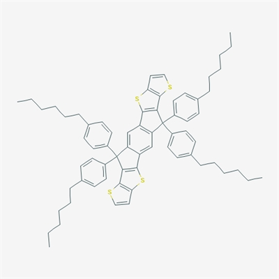 6,6,12,12-tetrakis(4-hexylphenyl)-s-indacenodithieno[3,2-b]thiophene