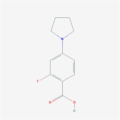 2-Fluoro-4-(pyrrolidin-1-yl)benzoic acid
