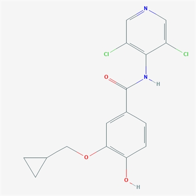 3-(Cyclopropylmethoxy)-N-(3,5-dichloropyridin-4-yl)-4-hydroxybenzamide