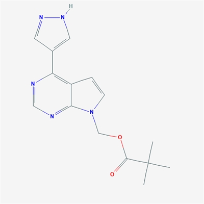 (4-(1H-Pyrazol-4-yl)-7H-pyrrolo[2,3-d]pyrimidin-7-yl)methyl pivalate