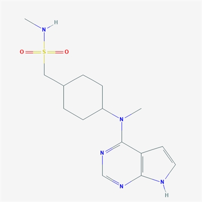 N-Methyl-1-(trans-4-(methyl(7H-pyrrolo[2,3-d]pyrimidin-4-yl)amino)cyclohexyl)methanesulfonamide