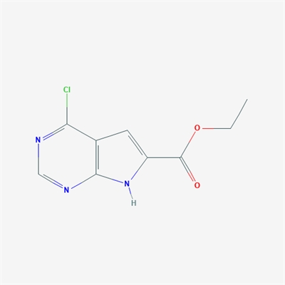 Ethyl 4-chloro-7H-pyrrolo[2,3-d]pyrimidine-6-carboxylate