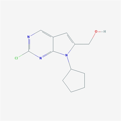 (2-Chloro-7-cyclopentyl-7H-pyrrolo[2,3-d]pyrimidin-6-yl)methanol