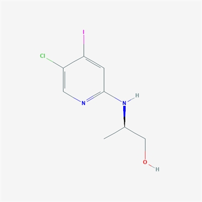(R)-2-((5-Chloro-4-iodopyridin-2-yl)amino)propan-1-ol