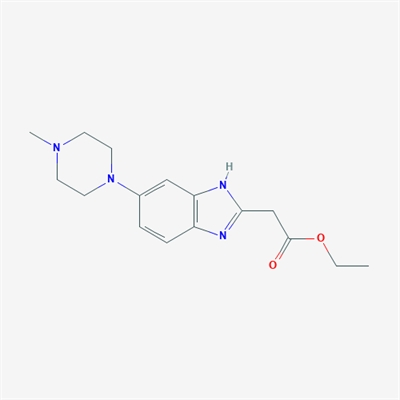 Ethyl 2-(5-(4-methylpiperazin-1-yl)-1H-benzo[d]imidazol-2-yl)acetate