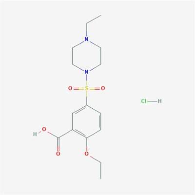 2-Ethoxy-5-((4-ethylpiperazin-1-yl)sulfonyl)benzoic acid hydrochloride