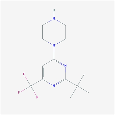 2-(tert-Butyl)-4-(piperazin-1-yl)-6-(trifluoromethyl)pyrimidine