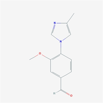 3-Methoxy-4-(4-methyl-1H-imidazol-1-yl)benzaldehyde