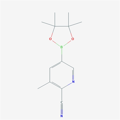 3-Methyl-5-(4,4,5,5-tetramethyl-1,3,2-dioxaborolan-2-yl)picolinonitrile