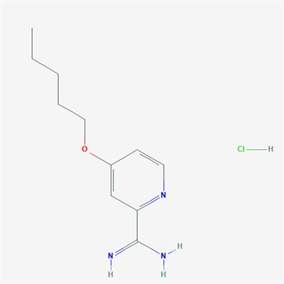 4-(Pentyloxy)picolinimidamide hydrochloride