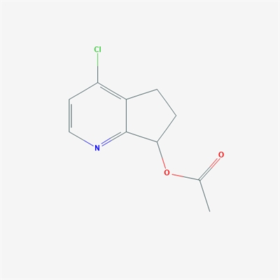 4-Chloro-6,7-dihydro-5H-cyclopenta[b]pyridin-7-yl acetate