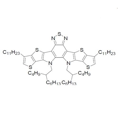 12,13-bis(2-butyloctyl)-3,9-diundecyl-12,13-dihydro-[1,2,5]thiadiazolo[3,4-e]thieno[2'',3'':4',5']thieno[2',3':4,5]pyrrolo[3,2-g]thieno[2',3':4,5]thieno[3,2-b]indole