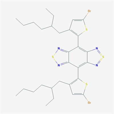 4,8-bis(5-bromo-3-(2-ethylhexyl)-2-thienyl)-2|E4|A2-Benzo[1,2-c:4,5-c']bis[1,2,5]thiadiazole
