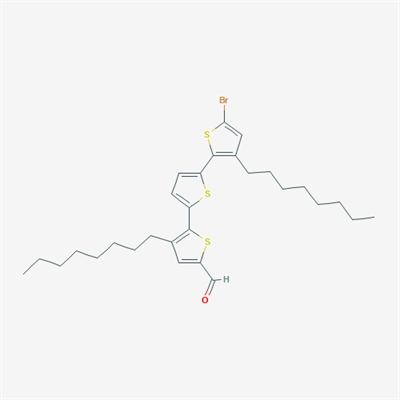 5-[5-(5-Bromo-3-octylthiophen-2-yl)thiophen-2-yl]-4-octylthiophene-2-carbaldehyde