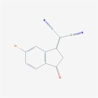 2-(6-Bromo-3-oxo-2,3-dihydro-1H-inden-1-ylidene)malononitrile