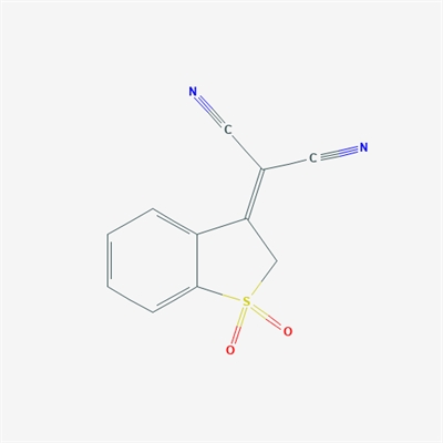 2-(1,1-Dioxido-1-benzothien-3(2H)-ylidene)malononitrile